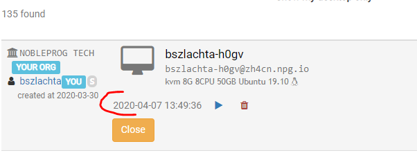 Riproduci registrazione